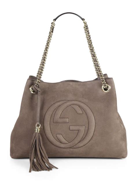 gucci suede handbag|genuine leather gucci bags.